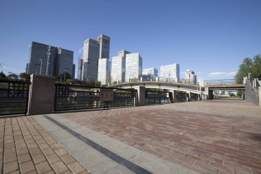 Pekin, Çin için modern binalar yoldan