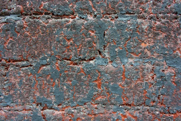 Grunge, háttér. Régi kék narancs betonfal — Stock Fotó