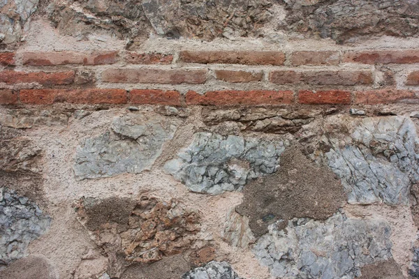Wall of stone, brick , plaster. grunge old background — Stock Photo, Image