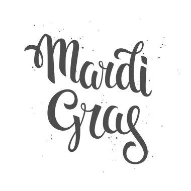 Vector mardi gras logo