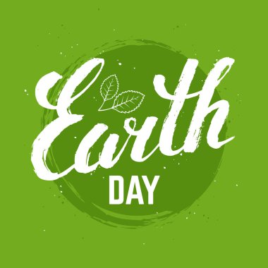 Dünya gün grunge poster.