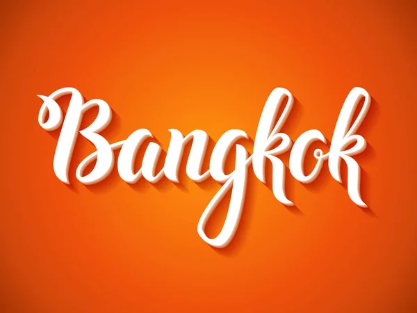 Bangkok vector typography. — Stock Vector