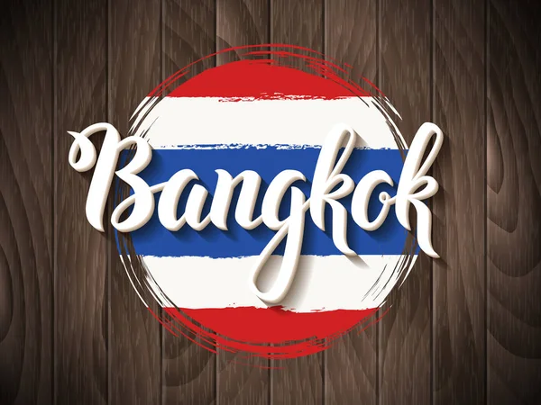 Lettrage vectoriel Bangkok — Image vectorielle
