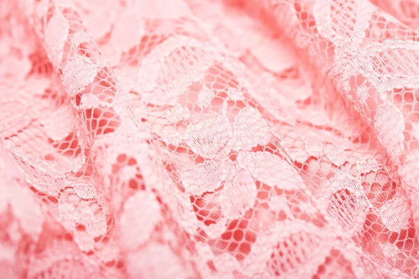 Texture of pink lace