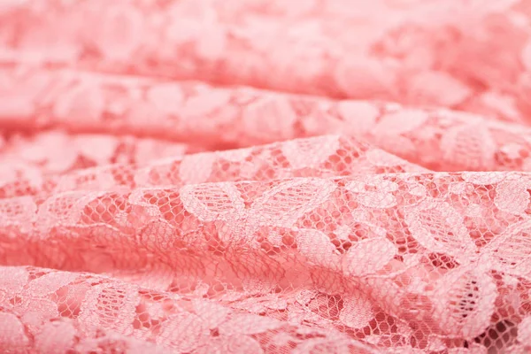 Texture of pink lace