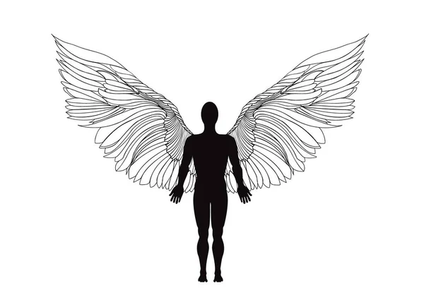 Фігура ангела. ілюстрація — стокове фото