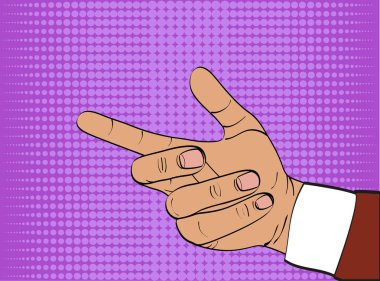 Bir kadın eli bir şey görünmez tutar. Reklamınız için boş yer