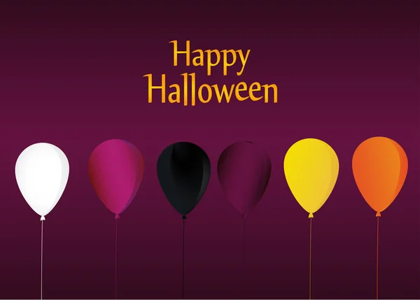 Halloween. Palloncini per una vacanza, un compleanno e una festa . — Vettoriale Stock