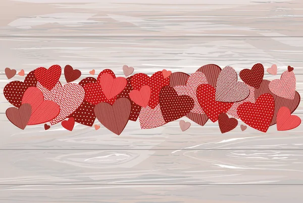 Серце. Картки для день Святого Валентина. Порожній простір для вашої рекламної — стоковий вектор