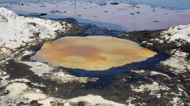 Eski döküm toksik atık, etkileri doğadan kirlenmiş toprak ve su kimyasal maddeler ve petrol lagün, çevre felaketi, çevrenin, kirlenme ile Avrupa, Avrupa Birliği