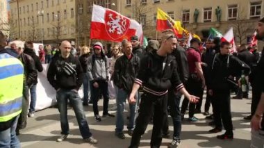 Radikal İşçi Partisi aşırıcılar, Avrupa Birliği, Avrupa Birliği'ne karşı gösteri 
