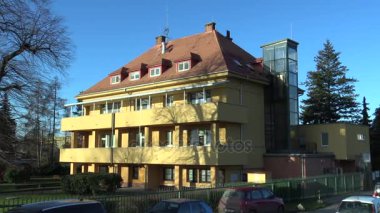 Olomouc, Çek Cumhuriyeti, 17 Kasım 2017: Bebek Enstitüsü Binası kim terk edilmiş ya da anneler istemiyordu emdikleri yeni doğmuş bebekler için. Şirket bir çok önemli tesis hemşire-çocuk çocuklar