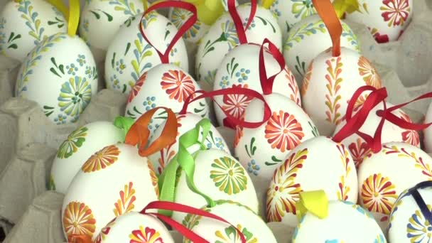 Œufs peints et cirés de Pâques, artisanat folklorique traditionnel et patrimoine culturel à Hana dans la ville d'Olomouc pendant les vacances et les célébrations chrétiennes de Pâques Paschal, Europe tchèque 