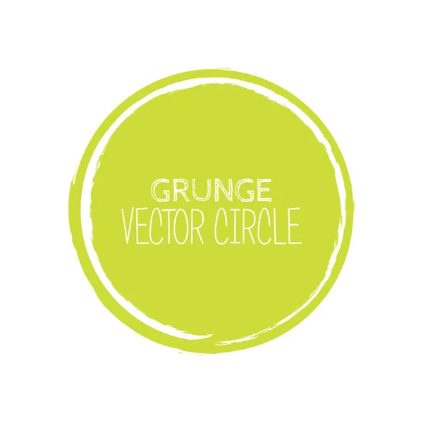 Vector Grunge Circle. Elemento per il tuo design. Struttura del timbro di gomma. Telaio di frontiera di soccorso — Vettoriale Stock