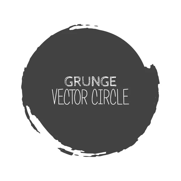 Vector Grunge Circle. Elemento para o seu design. Textura de Selo de Borracha. Quadro de fronteira de angústia — Vetor de Stock