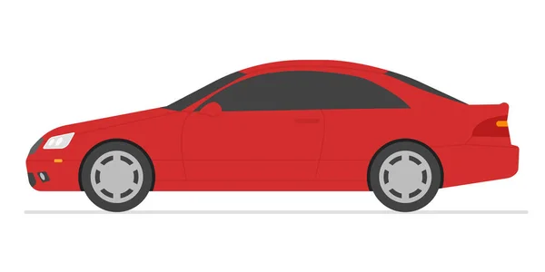 Illustration vectorielle isolée. Automobile en fond blanc — Image vectorielle