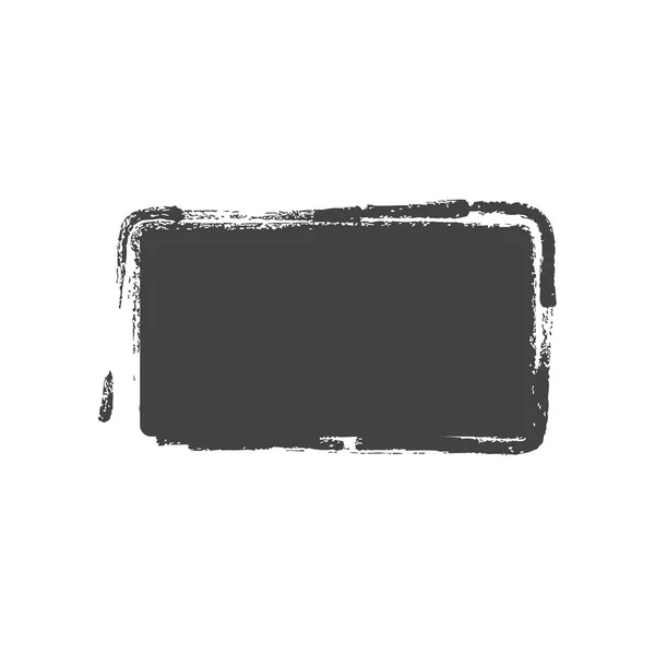 Grunge vintage peint formes rectangle. Illustration vectorielle — Image vectorielle