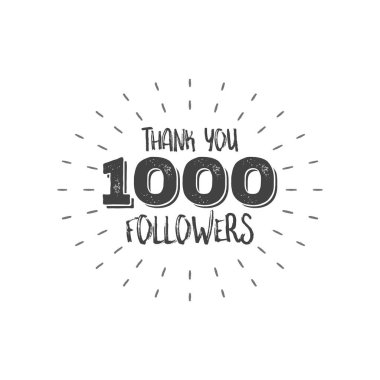 Takipçisi vektör çizim için teşekkür mektupları