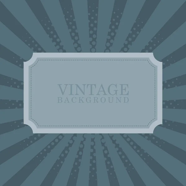 Vintage-Retro-Hintergrund mit Beispiel-Text-Vektor-Illustration — Stockvektor