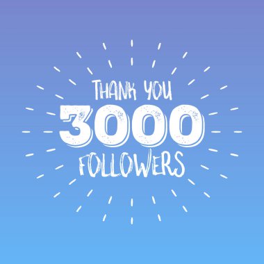 Takipçisi vektör çizim için teşekkür mektupları