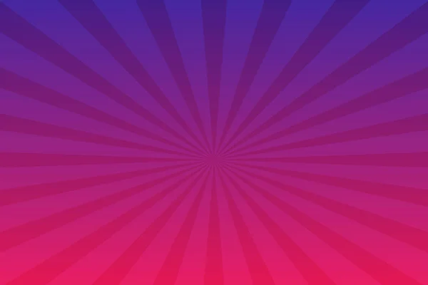 Purple radial retro background. Purple and pink abstract spiral, starburst. Comics background. Vector illustration — 스톡 벡터