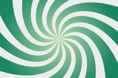 Yeşil güneş ışığı renkli vektör arkaplanı. Sancak işi sosyal medya reklamları için soyut güneş patlaması tasarımı duvar kağıdı. Çizgi film arkaplanı. Tatlı şekerleme. satır döndürme