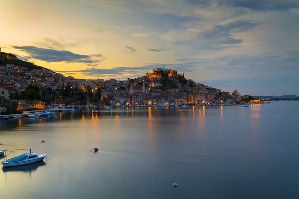 Panorama de um Sibenik de tarde — Fotografia de Stock