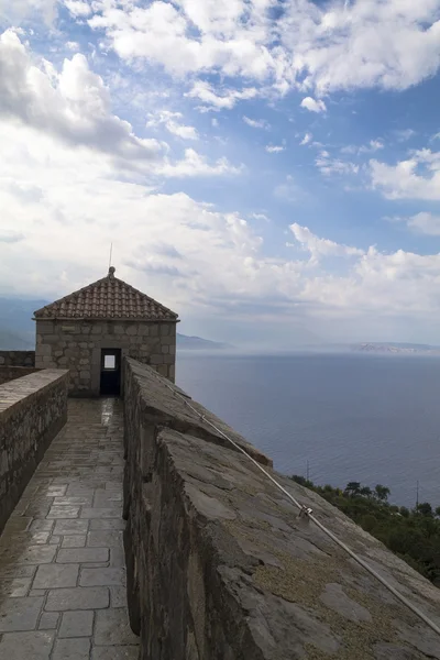 Telhado da fortaleza de Nehaj em Senj, Croácia — Fotografia de Stock