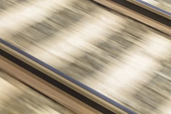 Rail track in motion blur — Stock Photo, Image