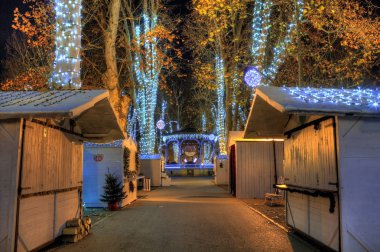     Advent zamanında Park Zrinjevac Zagreb 