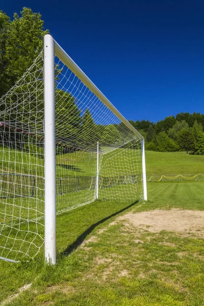 Futbol arazi doğada — Stok fotoğraf