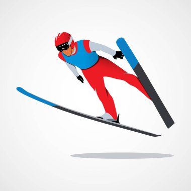 Kayakçı spor atlama
