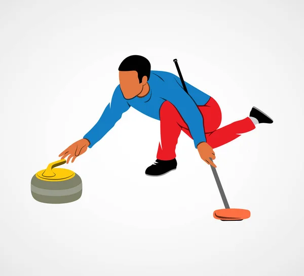 Curling game sport — Stock Photo, Image