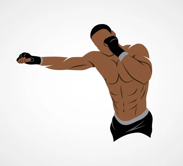 Art martial mixte — Image vectorielle