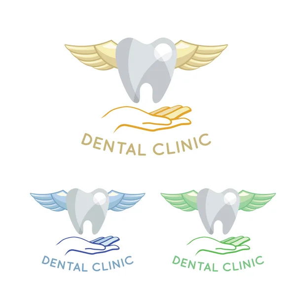 Tandkliniken logotyp — Stock vektor