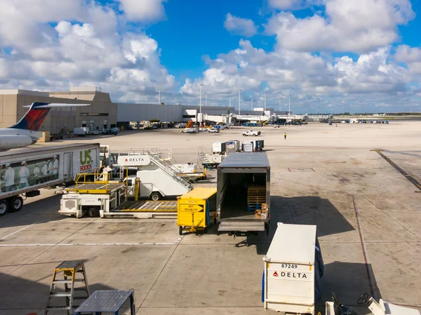 Mezinárodní letiště Fort Lauderdale, Florida, Usa — Stock fotografie