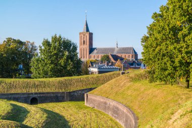 Sur ve kilise Naarden, Hollanda