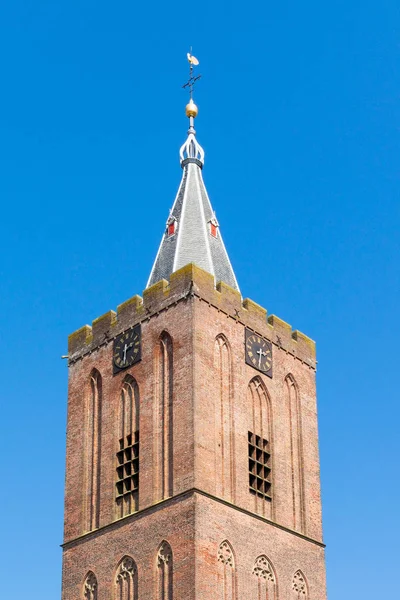 Torre de la Gran Iglesia de Naarden, Países Bajos — Foto de Stock