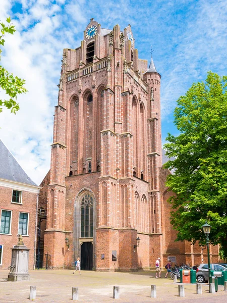 Gran Iglesia o Iglesia Juan Bautista en Wijk bij Duurstede, N — Foto de Stock
