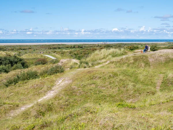 谢尔曼北海海岸人迹罕至、人迹罕至的沙丘 — 图库照片
