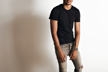 atletik siyah ya da Latin bey Studio