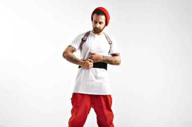 snowboard giyen arka koruyucu