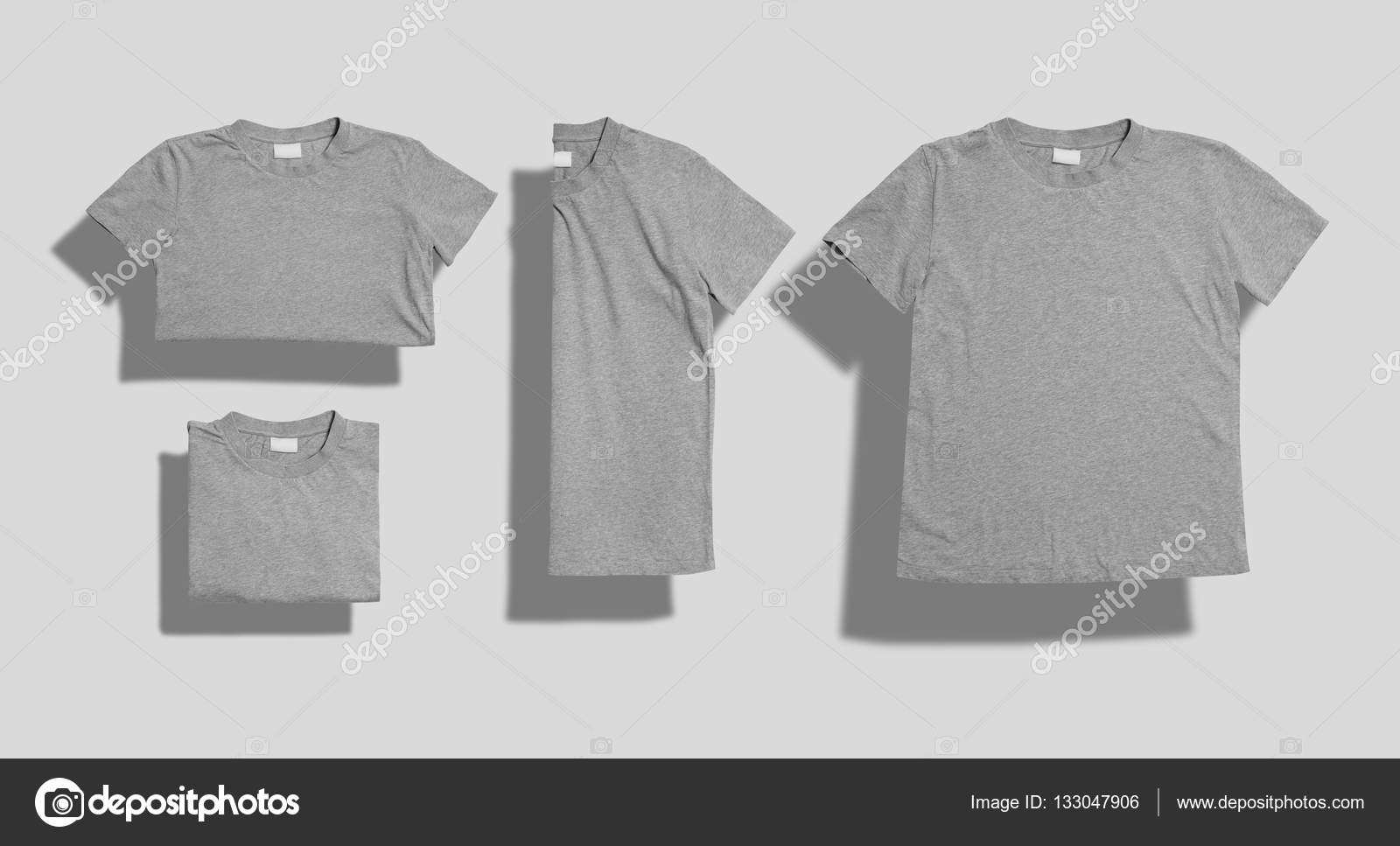 Download T Shirt Mockup Set Stock Photo Image By C Derepente 133047906