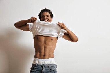 Siyah Beyaz t-shirt erkek