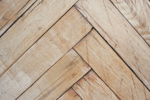 Rustic distressed wooden floor — Stock Photo, Image