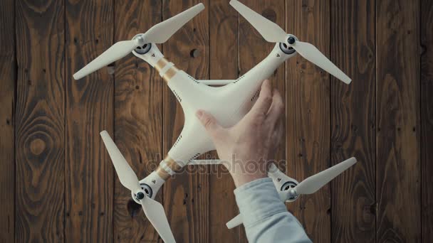 Tutorial de controle de drones — Vídeo de Stock