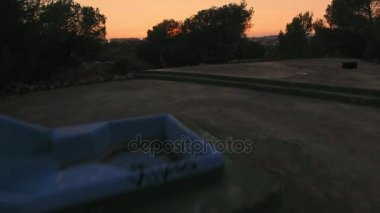 Terk edilmiş eğlence aqua Parkı