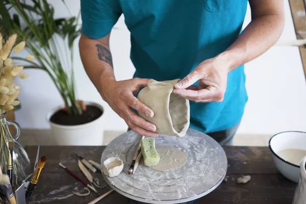 Clay em estúdio — Fotografia de Stock