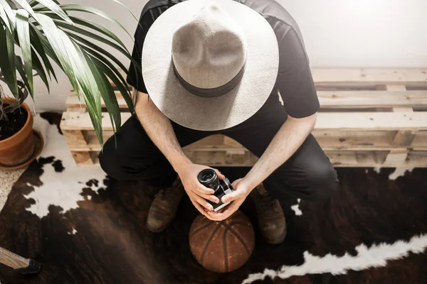 Hombre de sombrero — Foto de Stock