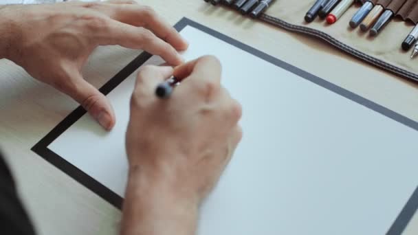 Calligraphie set et écrits 